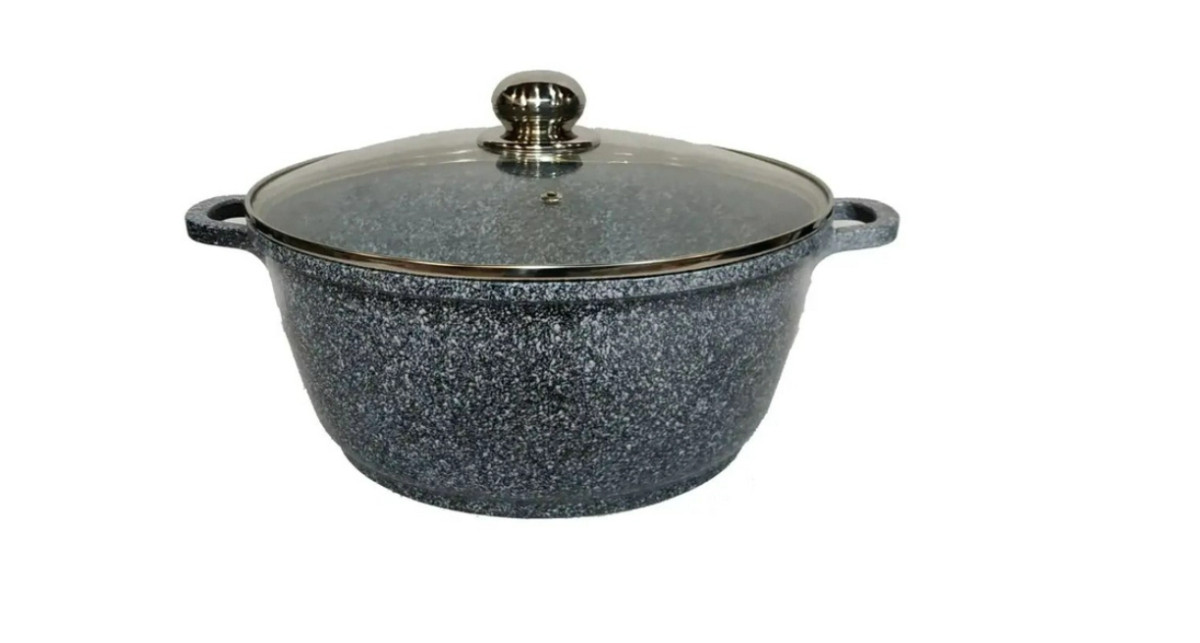 Каструля Benson BN-364 з кришкою 27 л з антипригарним покриттям, фото 1