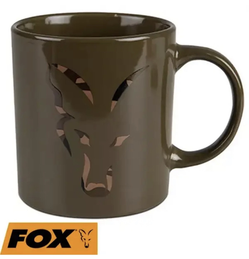 Кружка керамічна Fox Green and Camo Head Ceramic Mug
