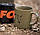 Кружка керамічна Fox Green and Black Logo Ceramic Mug, фото 3