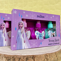 Подарунковий набір frozen strong spirit body & hair kit