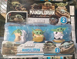 Набір фігурок майстер-йода 33129b на блістері, 3 штуки