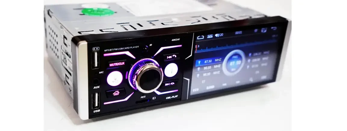 Автомагнитола Pioneer 4061 ISO - Сенсорный экран 4,1''+ RGB подсветка + DIVX + MP3 + USB + Bluetooth + AV - фото 1 - id-p1993077835