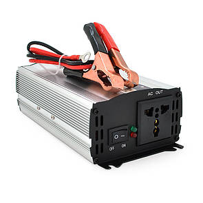 Інвертор напруги CJ-500Q (DC:250W), 12/220V з апроксимованою синусоїдою, 1 універсальна розетка,