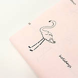 Сатин "Фламінго" на перлово-рожевому тлі No 160-75 с, фото 7