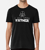 Чоловіча футболка з принтом I am the fatner для батька