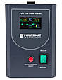 Джерело безперебійного живлення POWERMAT PM-UPS-1000MP UPS LCD 1000VA 800W, фото 2