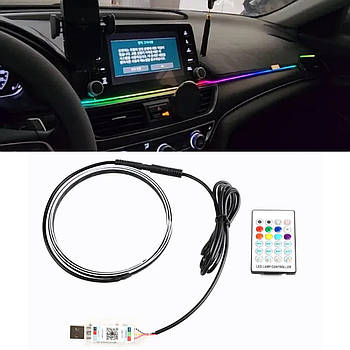 Підсвітка панелі амбієнт Ambient light RGB від USB 110см