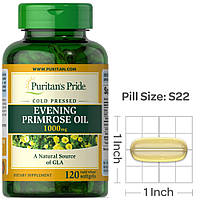 Масло вечірньої примули Puritan's Pride Evening Primrose Oil 1000 mg 120 капс