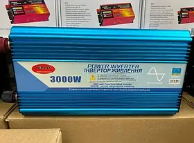 Перетворювач напруги Wimpex WX-3000 чиста синусоїда, 3000 Вт 12 В
