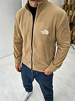 Песочная мужская осенняя стильная куртка XL