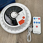 Аварійний світильник, що перезаряджається, 12Вт d16см на сонячній батареї, фото 8