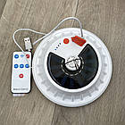 Аварійний світильник, що перезаряджається, 12Вт d16см на сонячній батареї, фото 5