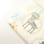 Сатин "Двірі з ліхтарями" фон айворі No 160-206 с, фото 7