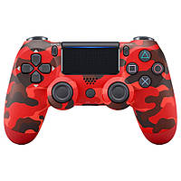 Беспроводной игровой контроллер Doubleshock 4 джойстик геймпад Playstation PS4 / Pro / Slim / PS3 Red Camo