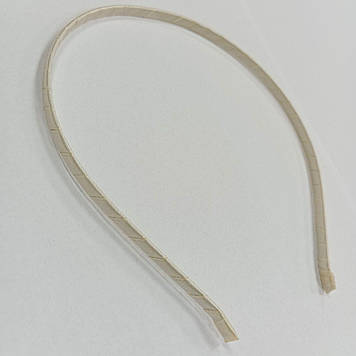Обруч для волосся, молочний