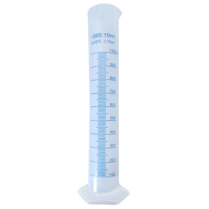 Мірний циліндр пластиковий 1000 мл, фото 1