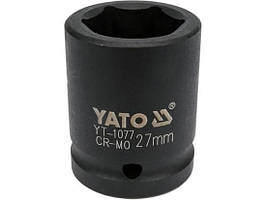 Головка торцева ударна 6-гранна 3/4" YATO 27х50 мм