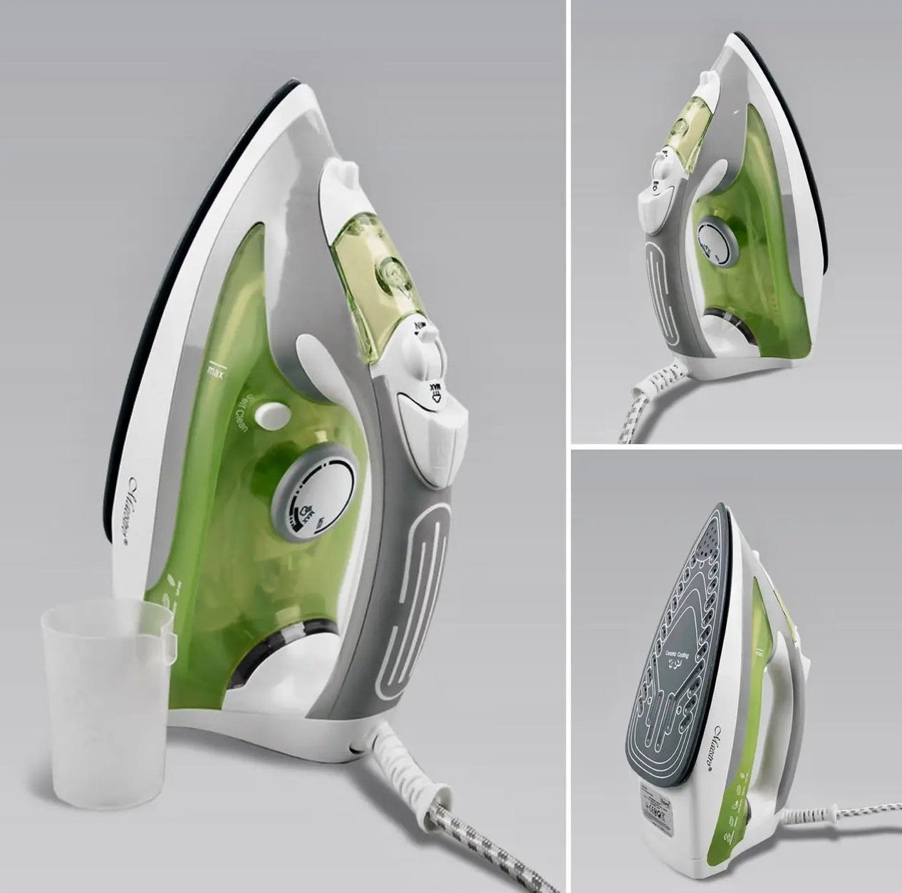Праска Maestro (Маєстро) MR-302 2200 Вт із керамічною підошвою сухе прасування, розбризкування, відпарювання