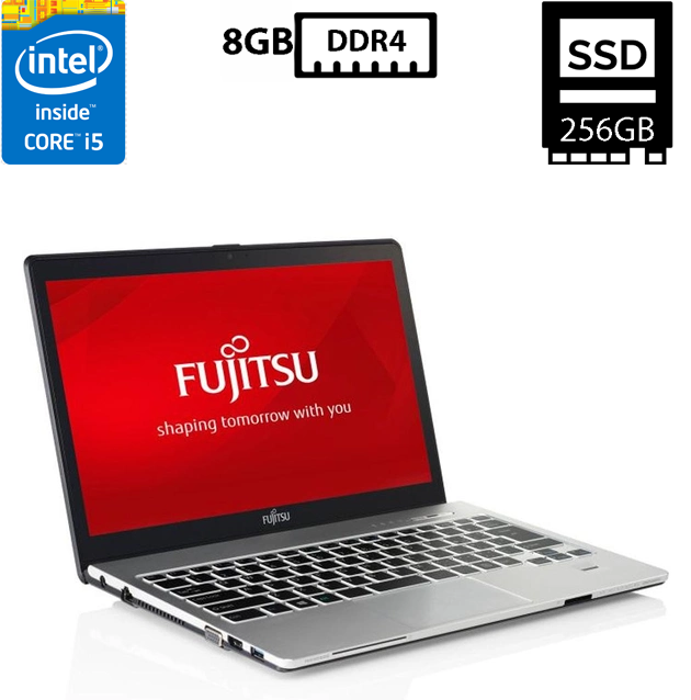 Ноутбук Fujitsu LifeBook S936/13.3"IPS(1920x1080)/Intel Core i5-6300U 2.40GHz/8GB DDR4/SSD 256GB/Intel HD Graphics 520/Camera