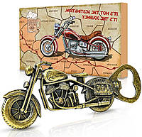 Гоночный бронзовый мотоцикл коллекционный серия 1962