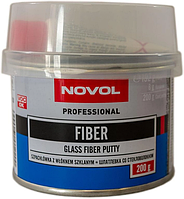 Шпатківниця поліефірна зі скловолокном NOVOL "FIBER" 0.2 кг