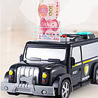 Електронна скарбничка з кодовим замком від батарейок, Машина Money Transporter / Дитяча скарбничка сейф з підсвіткою, фото 8