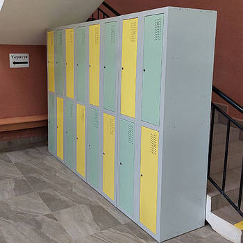 Шафа для одягу металева ШОМ-400/3/6*