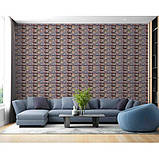 Самоклеюча декоративна 3D панель Оксамитовий мікс 700x770x5мм, фото 3