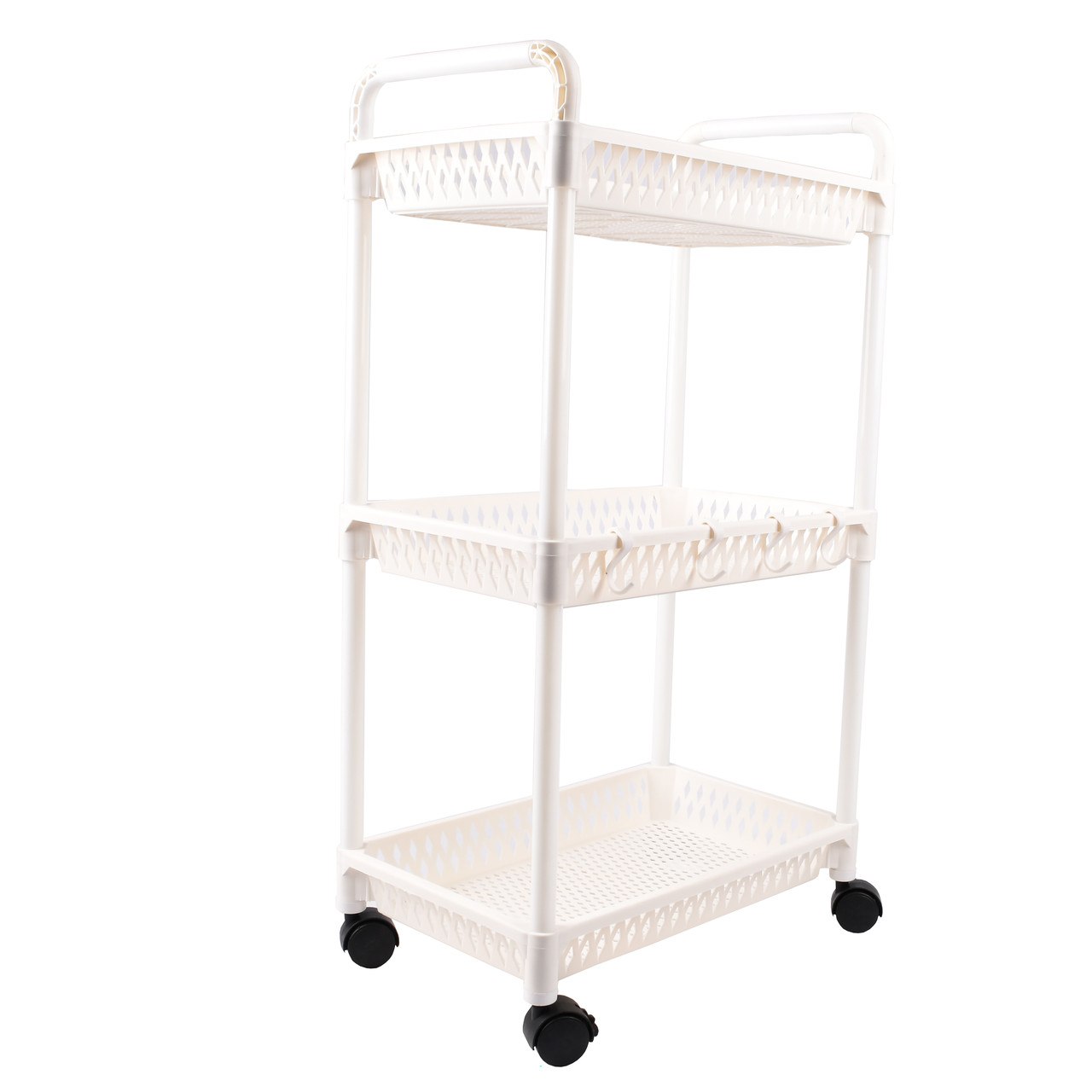 Етажерка універсальна 3-х рівнева на колесах, фото 1