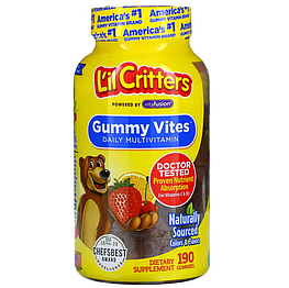 Вітаміни Gummy Vites Daily Multivitamin L'il Critters 190 жувальних таблеток