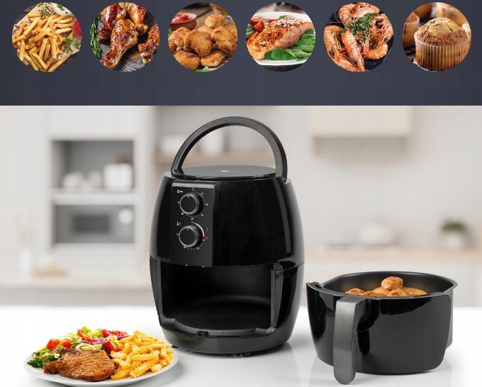 Фритюрниця безмасляна 1350 Вт CLATRONIC FR 3780 H 3,6л (FR 3780) Німеччина, фото 1