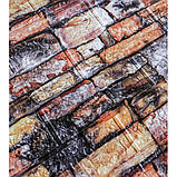 Самоклеюча декоративна 3D панель Камінь-цегла 700x770x5 мм, фото 2