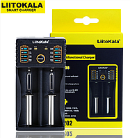 LiitoKala Lii-202 зарядное устройство для 18650 АА ААА с функцией Повербанк