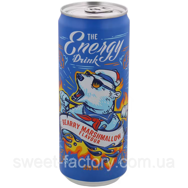 Энергетик The Energy Drink Bearry Marshmallow 330ml, фото 1