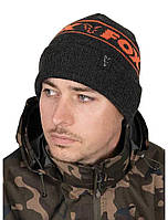 Шапка FOX COLLECTION BEANIE HAT - BLACK & ORANGE