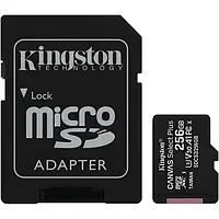 Карта памяти Kingston Canvas Select Plus SDCS2/256GB 256GB microSDXC С адаптером Class 10