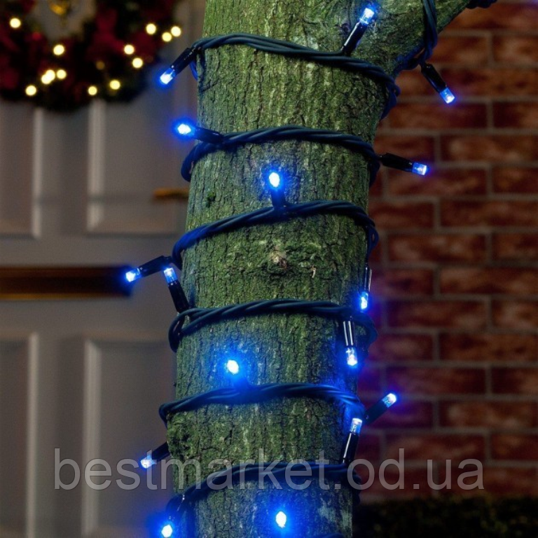 Вулична Гірлянда Нитка 800Led 50 м Синій зілля/пр