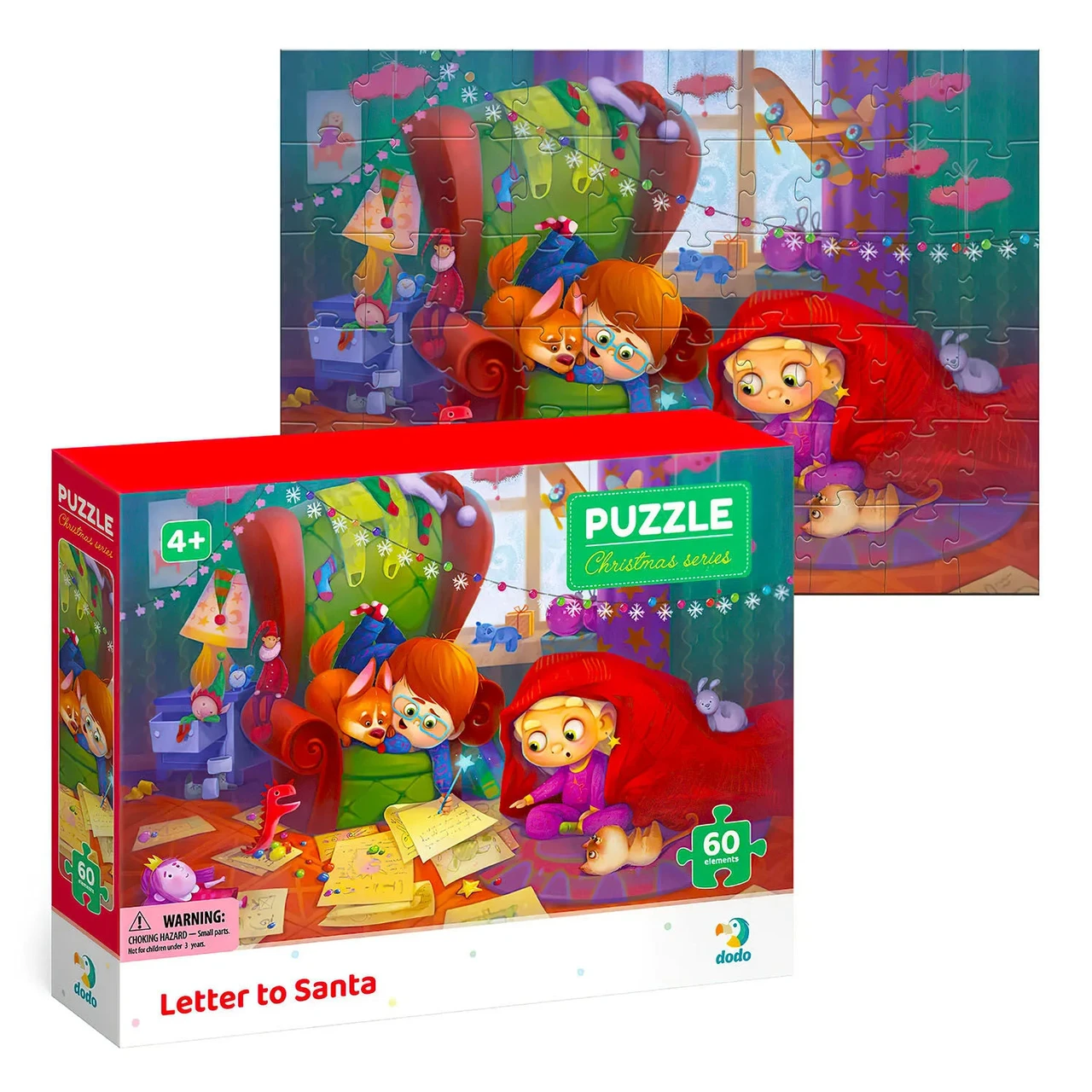 Пазл Dodo Лист Санти (300574), 60 елементів, фото 1