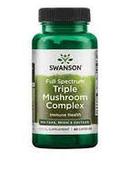 Triple Mushroom Complex Swanson, 60 капсул