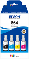 Набор Контеров с чернилами Epson 664 Multipack (Bk,C,M,Y,) (C13T66464A)