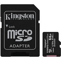 Карта памяти Kingston Canvas Select Plus SDCS2/64GB 64GB microSDXC С адаптером Class 10