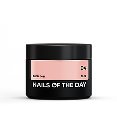 Гель NAILSOFTHEDAY Bottle gel №04 надміцний гель (молочно-бежевий), 30 мл