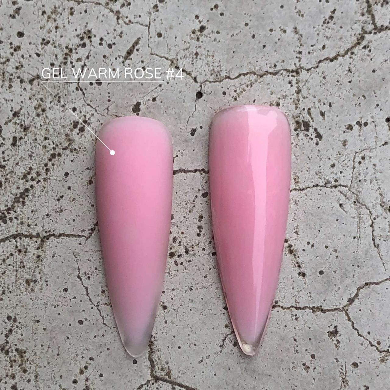 Гель для нарощування Bilder Gel від ТМ Crooz №4 Warm Rose, 15 мл, фото 1