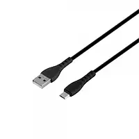 Дата-кабель XO NB-Q165 USB (тато) - microUSB (тато) Black