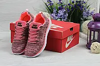 Женские кроссовки Nike Найк Free Run 4.0 .Розовые. Код товара Д - 4897 36