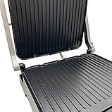 Гриль електричний притискний Zepline086 3500W Електрогриль контактний зі знімними пластинами для дому, фото 7