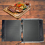 Гриль електричний притискний Zepline086 3500W Електрогриль контактний зі знімними пластинами для дому, фото 9