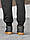 Зимові високі чорні Форс з коричневою підошвою, 41, фото 6