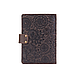 Шкіряне портмоне для паспорта / ID документів HiArt PB-02/1 Shabby Gavana Brown "Mehendi Art", фото 2
