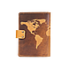Шкіряне портмоне для паспорта / ID документів HiArt PB-02/1 Shabby Honey "World Map", фото 3